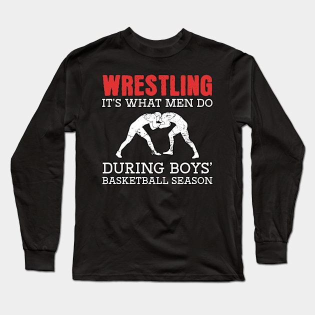 Wrestling Long Sleeve T-Shirt by maxcode